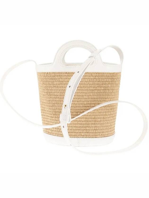 Tropicalia Small Bucket Bag White - MARNI - BALAAN 3