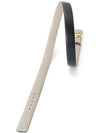 Reversible Gancini Leather Belt Black Macadamia - SALVATORE FERRAGAMO - BALAAN 4