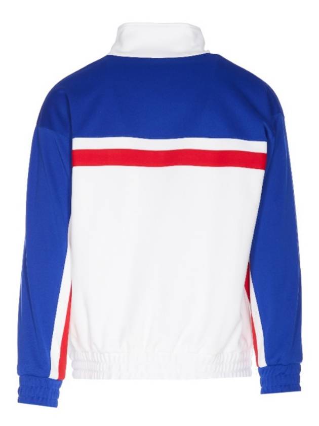 Logo Electric Blue Track Jacket White - CELINE - BALAAN 4