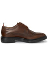 Long Wing Round Toe Leather Brogues Brown - THOM BROWNE - BALAAN 5