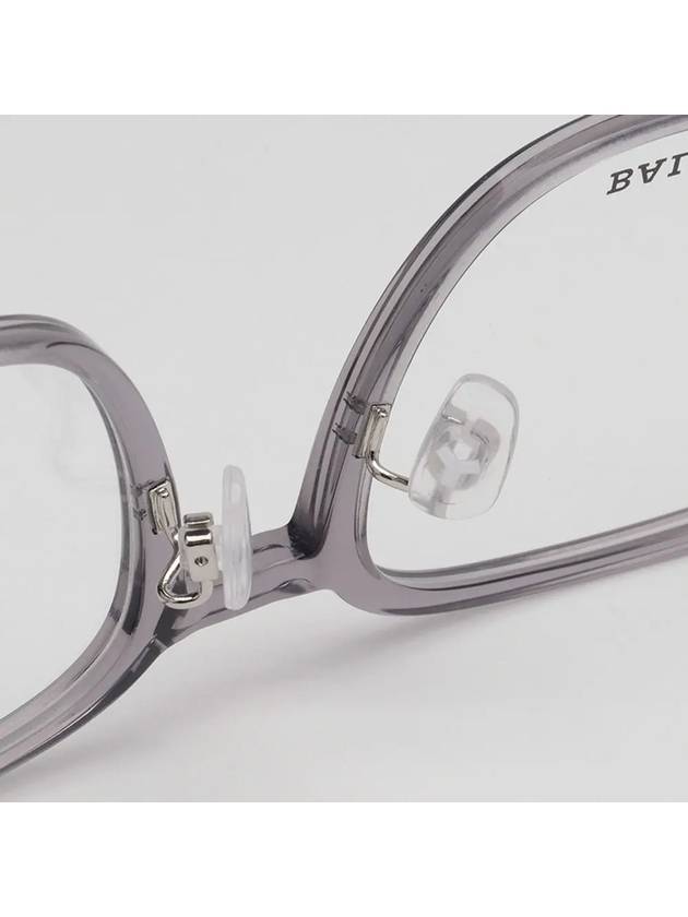 Titanium Glasses Frame BY5069H 020 Transparent Horned Frame Men Women Square - BALLY - BALAAN 6