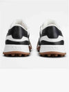 Paneled Lace-up Calfskin Low Top Sneakers Black White - TOD'S - BALAAN 5
