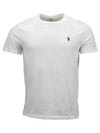 Men's Embroidered Pony Short Sleeve T-Shirt White - POLO RALPH LAUREN - BALAAN 2