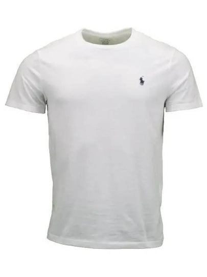 Men's Embroidered Pony Short Sleeve T-Shirt White - POLO RALPH LAUREN - BALAAN 2