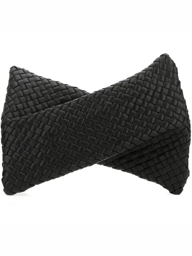 Intrecciato Clutch Bag Black - BOTTEGA VENETA - BALAAN 3