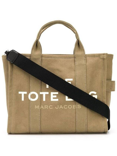 Logo Medium Canvas Tote Bag Slate Green - MARC JACOBS - BALAAN 2