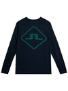 Shaun Wool Long Sleeve Tee AMJT09276 6855 Men's Shaun Wool Long Sleeve Tee - J.LINDEBERG - BALAAN 3