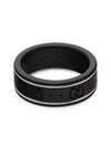 Iconic Logo Band Ring Black - GUCCI - BALAAN 2