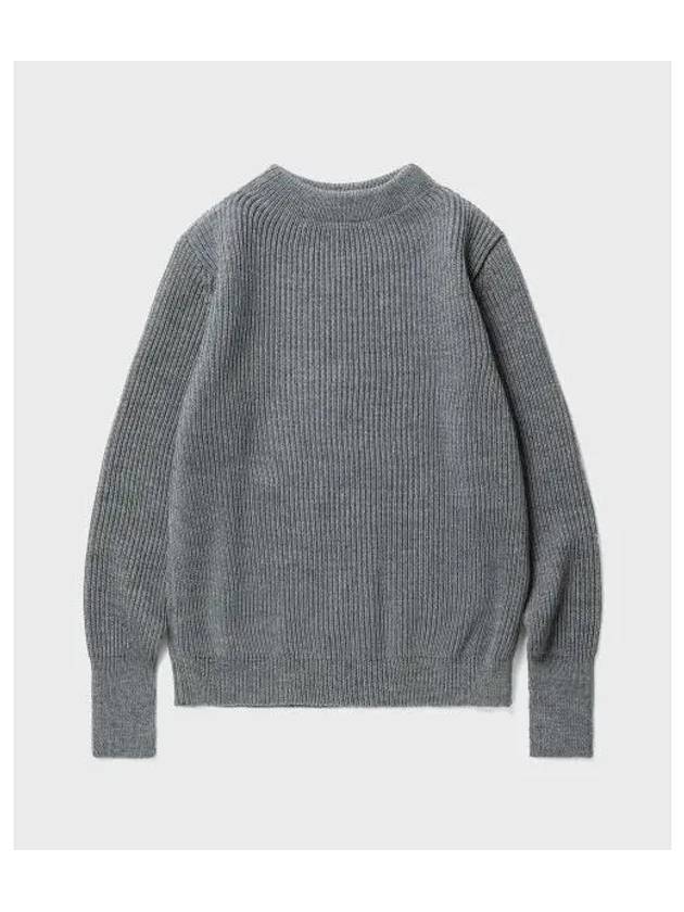 ANDERSEN Navy Crewneck Gray - ANDERSEN-ANDERSEN - BALAAN 1