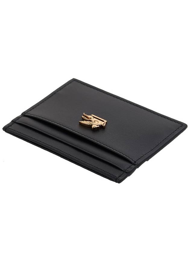 Women's Pegasus Logo Card Wallet Black - ETRO - BALAAN 5