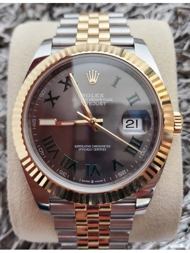 Rolex Datejust Slate Romantic Chromium 19 Years - ROLEX - BALAAN 1