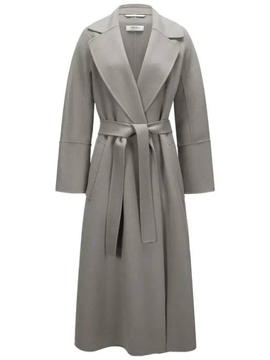 ELISA Wool Belt Long Coat Cement 2390110231 008 - MAX MARA - BALAAN 1