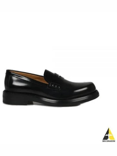 Carlo Polished Calfskin Loafers Black - DIOR - BALAAN 2