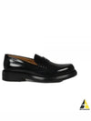 Carlo Polished Calfskin Loafers Black - DIOR - BALAAN 2