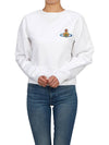 Athletic Cropped Sweatshirt White - VIVIENNE WESTWOOD - BALAAN 8