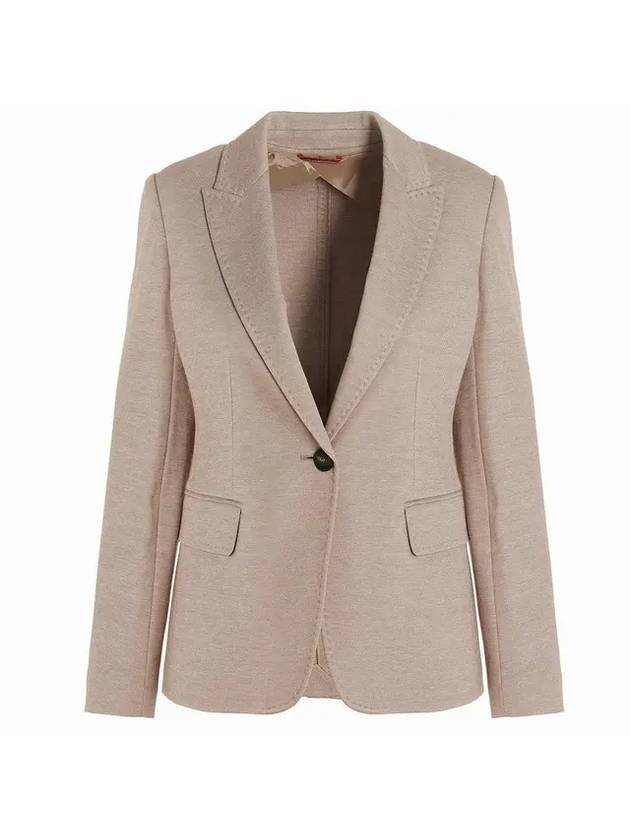 Operoso Single Blazer Jacket Beige Pink - MAX MARA - BALAAN 1