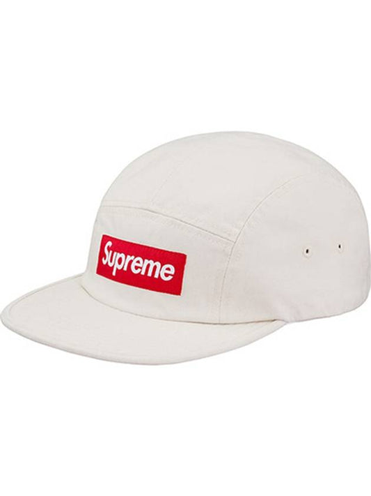 Washed Chino Twill Camp Cap Stone - SUPREME - BALAAN 1