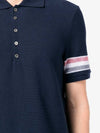 Men s Polo Navy Short Sleeve T Shirt - THOM BROWNE - BALAAN 5