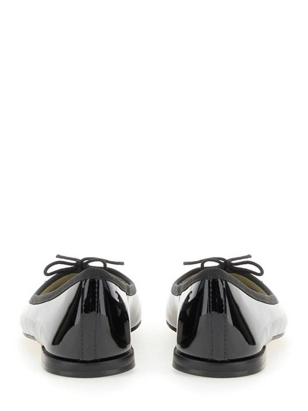 Women's Cendrillon Leather Ballerinas Flat Black - REPETTO - BALAAN 6