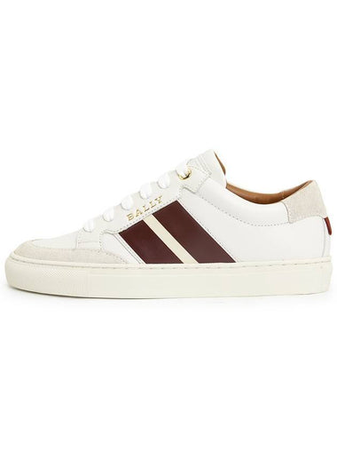 Women's Hely Low Top Sneakers Ivory - BALLY - BALAAN 1