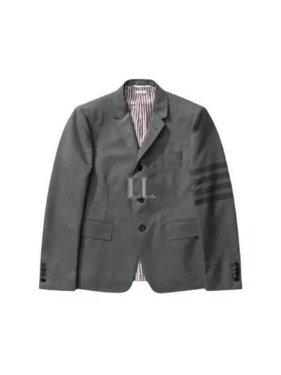 4 Bar Stripe Wool Jacket Dark Jacket - THOM BROWNE - BALAAN 2