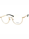 Eyewear Round Metal Glasses Gold - S.T. DUPONT - BALAAN.