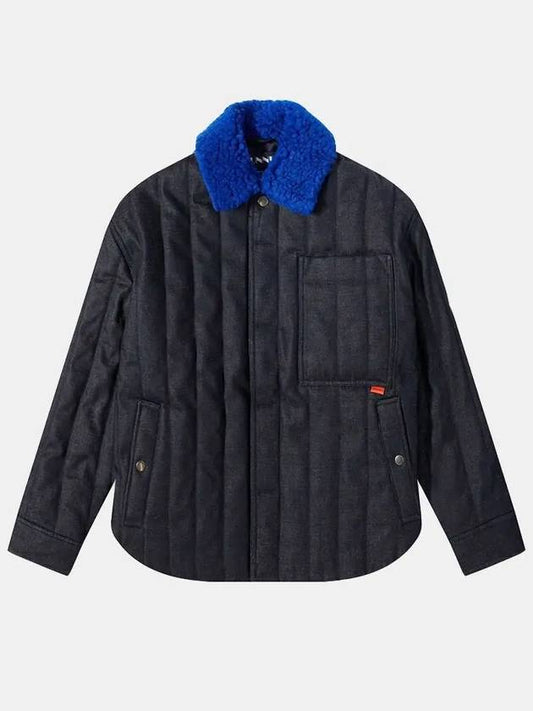 Men's Shearling Padded Blue Jacket CRTWXOUW006DEN005 DKD - SUNNEI - BALAAN 1