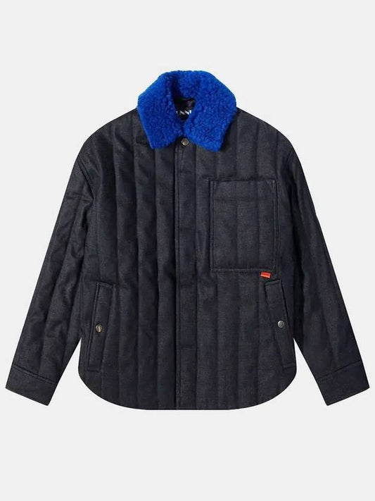 Men s Shearling Padded Blue Jacket CRTWXOUW006DEN005 DKD - SUNNEI - BALAAN 2