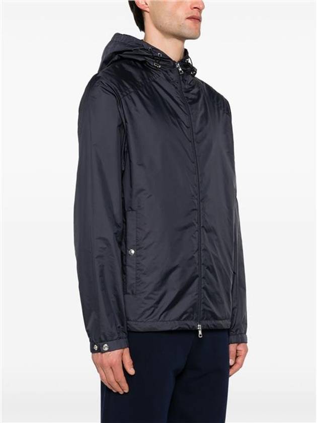 Etiache Rain Hooded Zip Up Blue - MONCLER - BALAAN 4