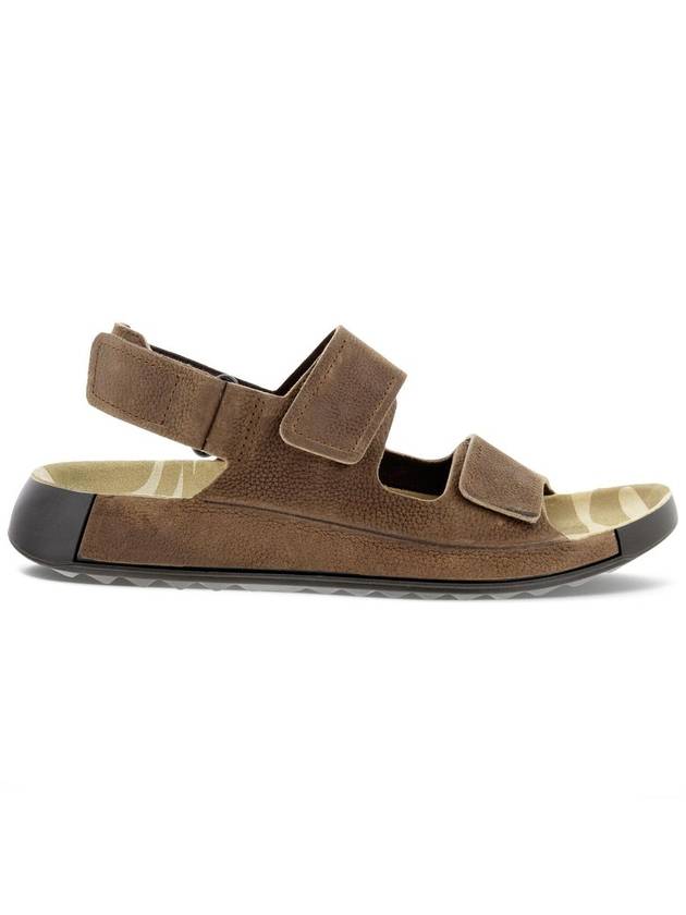 Men's 2ND Cozmo Leather Slippers Brown - ECCO - BALAAN 2