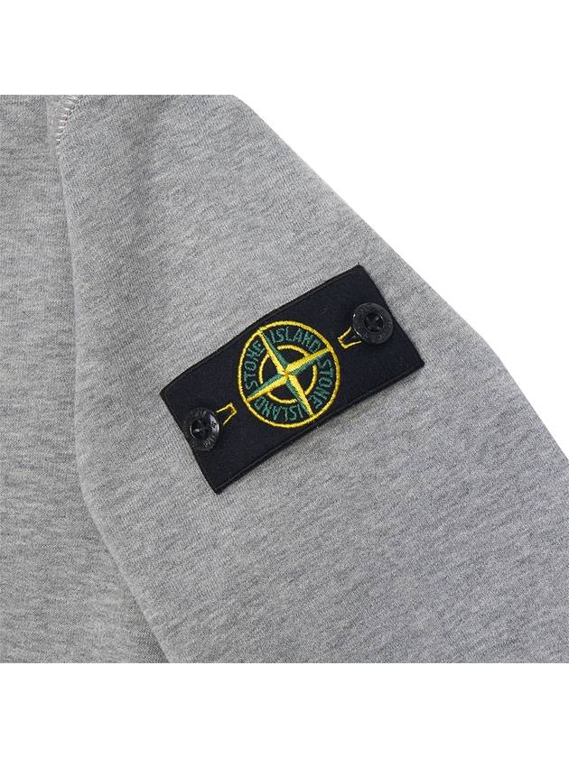 Kids Wappen Patch Crew Neck Sweatshirt Grey - STONE ISLAND - BALAAN 5