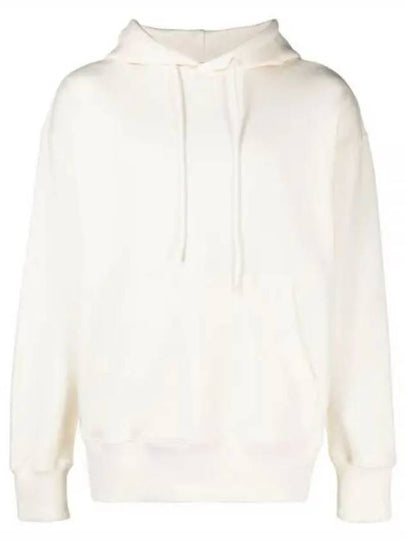 Back Logo Kangaroo Pocket Hoodie Ivory - MSGM - BALAAN 2