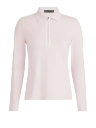 GFORE SILKY TECH NYLON QUARTER ZIP POLO GLP000001 BLUSH Women - G/FORE - BALAAN 1