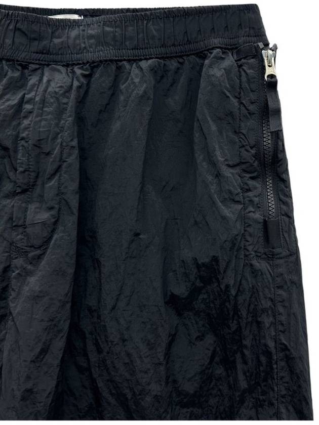 Nylon Metal in Econyl Regenerated Nylon Bermuda Shorts Black - STONE ISLAND - BALAAN 5