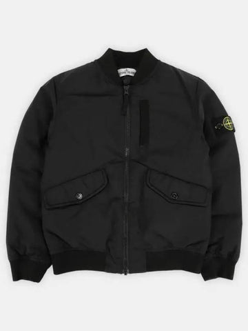 Stone Kids Waffen Patch Down Zip Up Jumper 771641236 V0029 8A10A 1064179 - STONE ISLAND - BALAAN 1