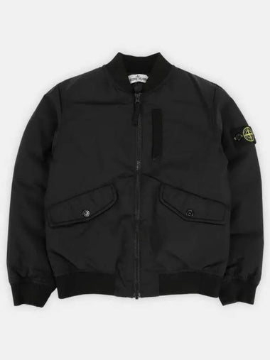 Stone Kids Waffen Patch Down Zip up Jumper 771641236 V0029 8A10A 270038 1064179 - STONE ISLAND - BALAAN 1