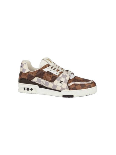 LV Trainer Low Top Sneakers Brown - LOUIS VUITTON - BALAAN 1