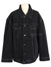 Denim Jacket Black - ACNE STUDIOS - BALAAN.