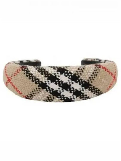 Women's Vintage Check Boucle Hairband Beige - BURBERRY - BALAAN 2