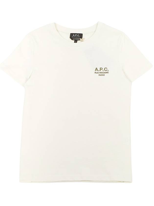 New Denise Logo Short Sleeve T-Shirt White - A.P.C. - BALAAN 2