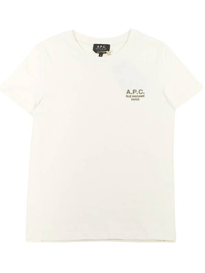 New Denise Logo Short Sleeve T-Shirt White - A.P.C. - BALAAN 2