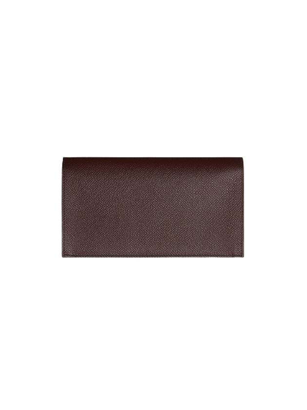 Citizen Twill Long Wallet Rouge Sellier - HERMES - BALAAN 1