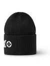 Monogram Flower Signature Headline Wool Beanie Black - LOUIS VUITTON - BALAAN 2