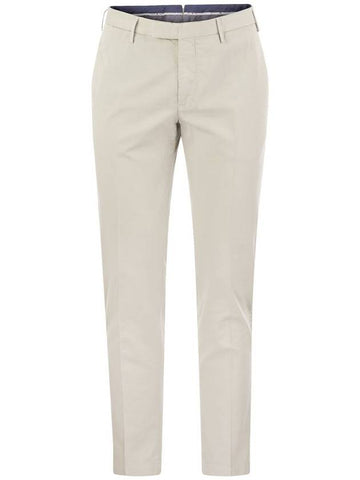 Skinny trousers in cotton and silk - PT TORINO - BALAAN 1