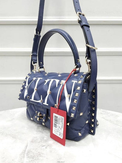 Lux You Candy stud VLTN top handle tote bag - VALENTINO - BALAAN 2