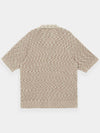 Two Tone Twisted Knit ShirtW Beige - KINETO - BALAAN 4