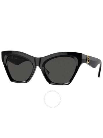 Burberry Dark Grey Cat Eye Ladies Sunglasses BE4420U 300187 55 - BURBERRY - BALAAN 1