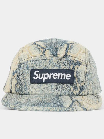 Patch Logo Denim Camp Cap FW24H37 SNAKE - SUPREME - BALAAN 1