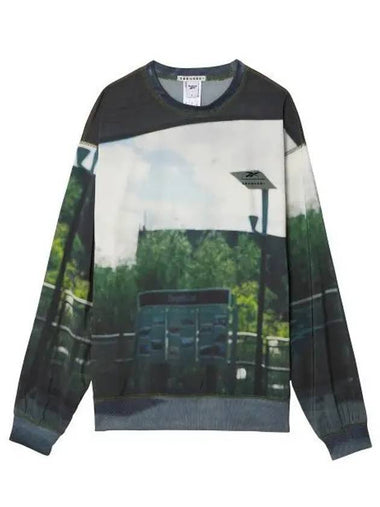 SEEN PRINTING WOVEN CREW NECK OVERGROUND - REEBOK - BALAAN 1