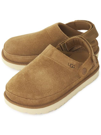 Women's Golden Star Suede Clog Mule Chestnut - UGG - BALAAN 2